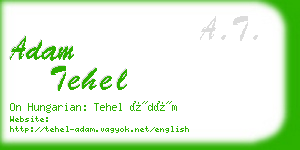 adam tehel business card